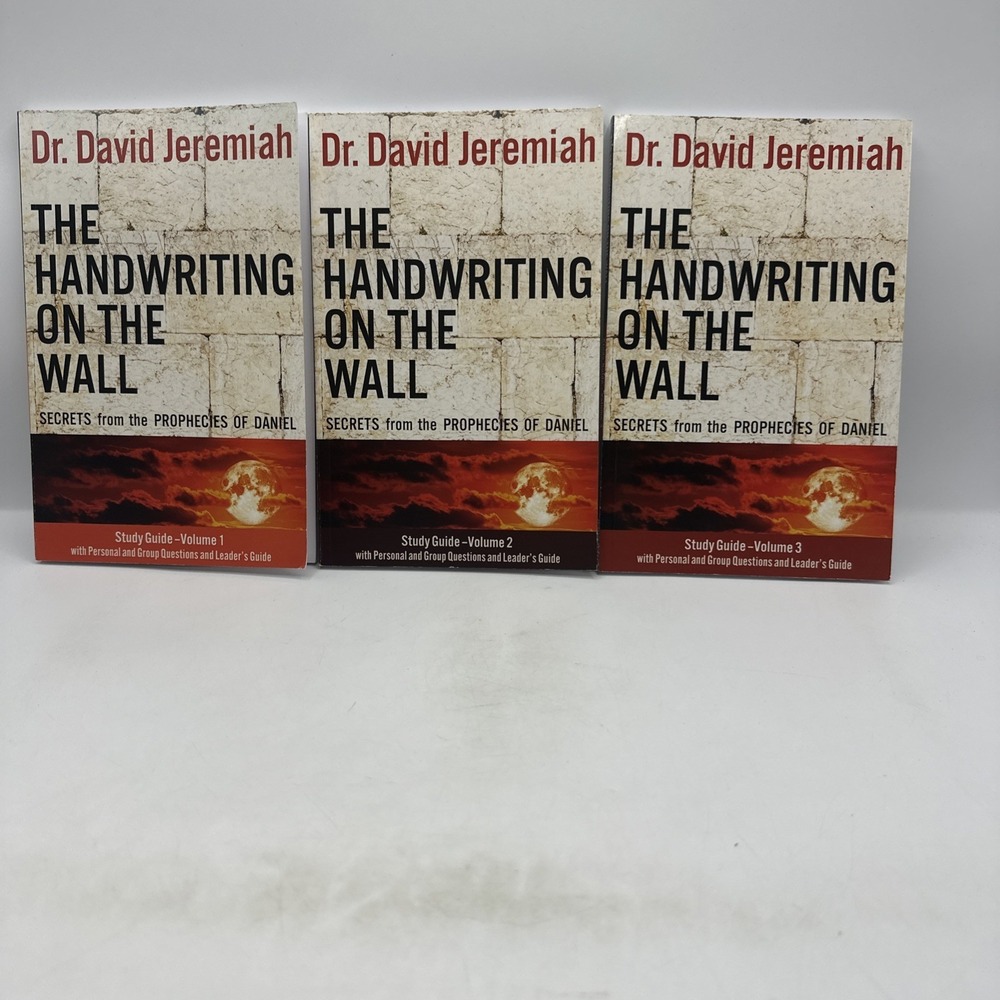 David Jeremiah The Handwriting on the Wall Daniel Study Guides‎ Vol 1-3